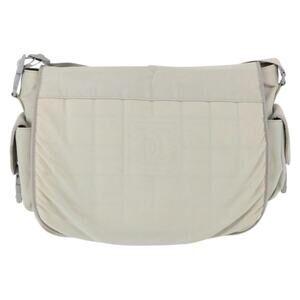 Chanel Nylon Shoulder Bag Gray